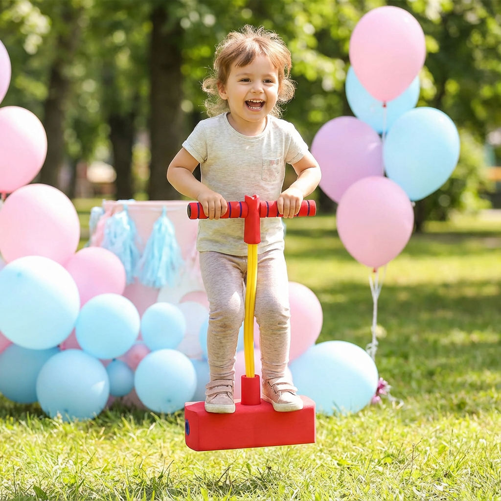 Schaumstoff-Hüpfspielzeug für Kinder – Pogo-Hopper für drinnen und draußen
