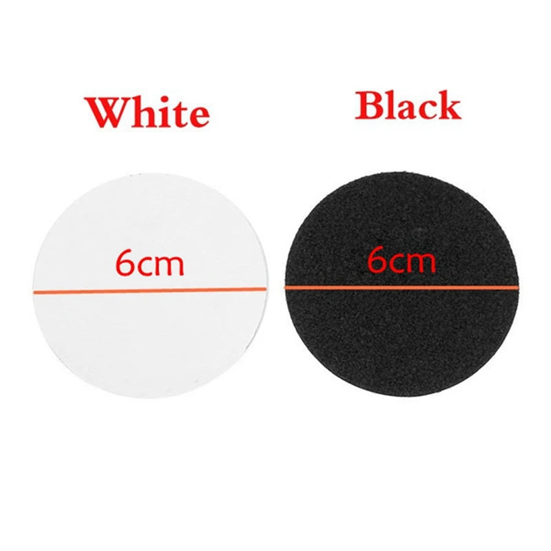 Klett-Pads für vielseitige Anwendungen | Wiederverwendbare Montagepunkte | Wasserdicht und stabil | 10 Paare Ø 4 cm