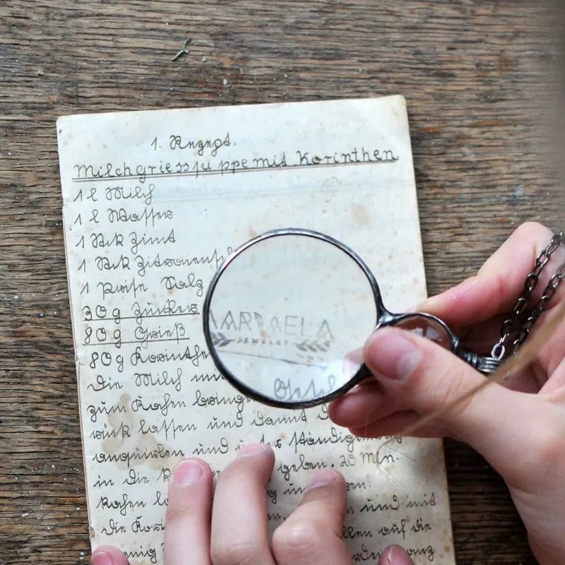 Magniflex | Halskette mit Vergrößerungsglas-Anhänger