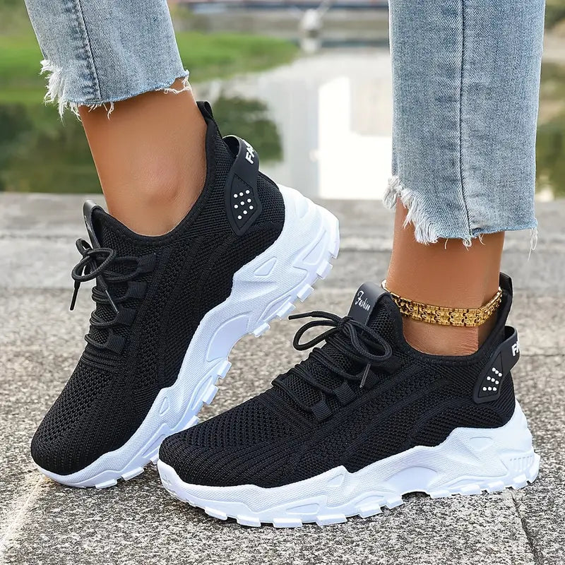 Women's Lightweight Sneakers - Breathable Running Shoes for All Seasons