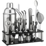 Elegantes Cocktail-Set mit 20 Profi-Werkzeugen und Acrylständer