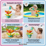 Badespielzeug mit Gießkanne für Blumenliebhaber