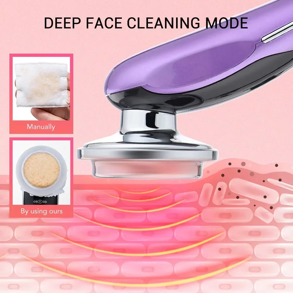 Skin Rejuvenation Device 7-in-1 | EMS & RF | LED Lifting Therapy