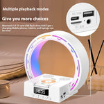 Multifunktionale Bluetooth-Lampe mit integrierter Ladestation und Wecker