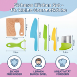 Küchen Set für kleine Gourmetköche – sicher und praktisch