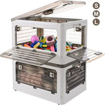 Practical Foldable Storage Box with Wheels – 27 L / 40 L / 53 L