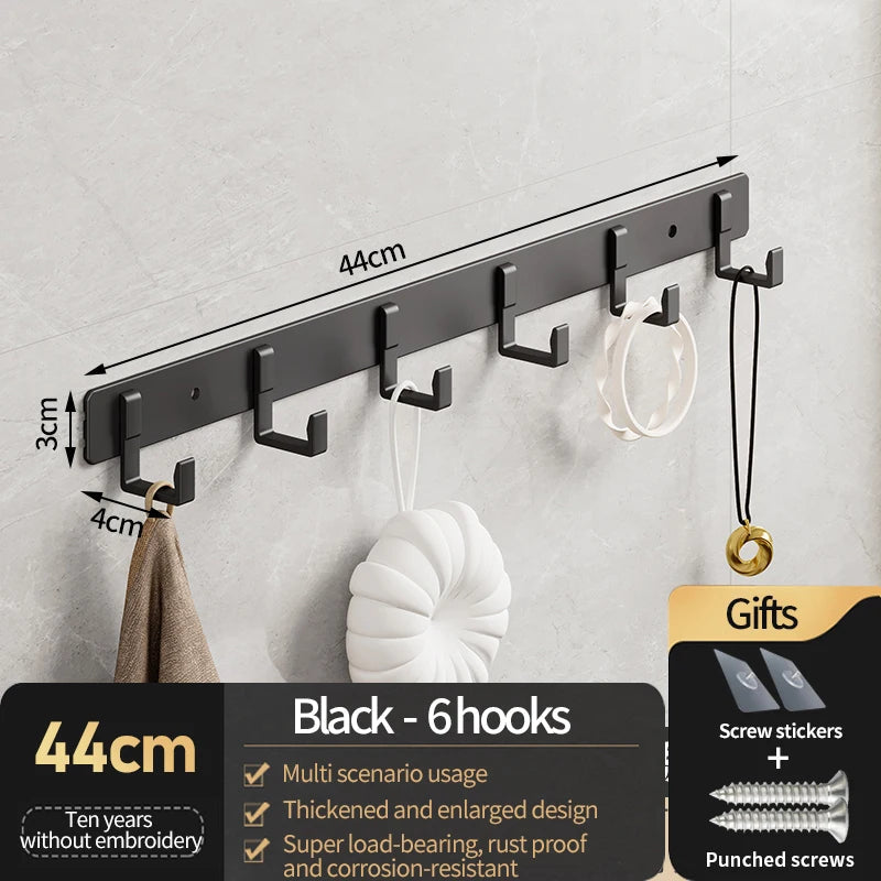 Elegant aluminum wall and door hooks for every room