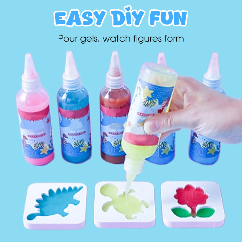 Bunte 3D Wasserperlen Bastelset – Kreativer Spaß für Kinder