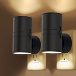 Verstellbare LED Nachtleuchte mit Drehschalter – Warmweißes Licht