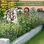 SmartGarden Foldable Plastic Garden Fence | 40 cm Height | 10-Pack