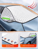 IceStopper Max | 5-layer Windshield Cover | Windproof & Magnetic | All-around Protection against Cold
