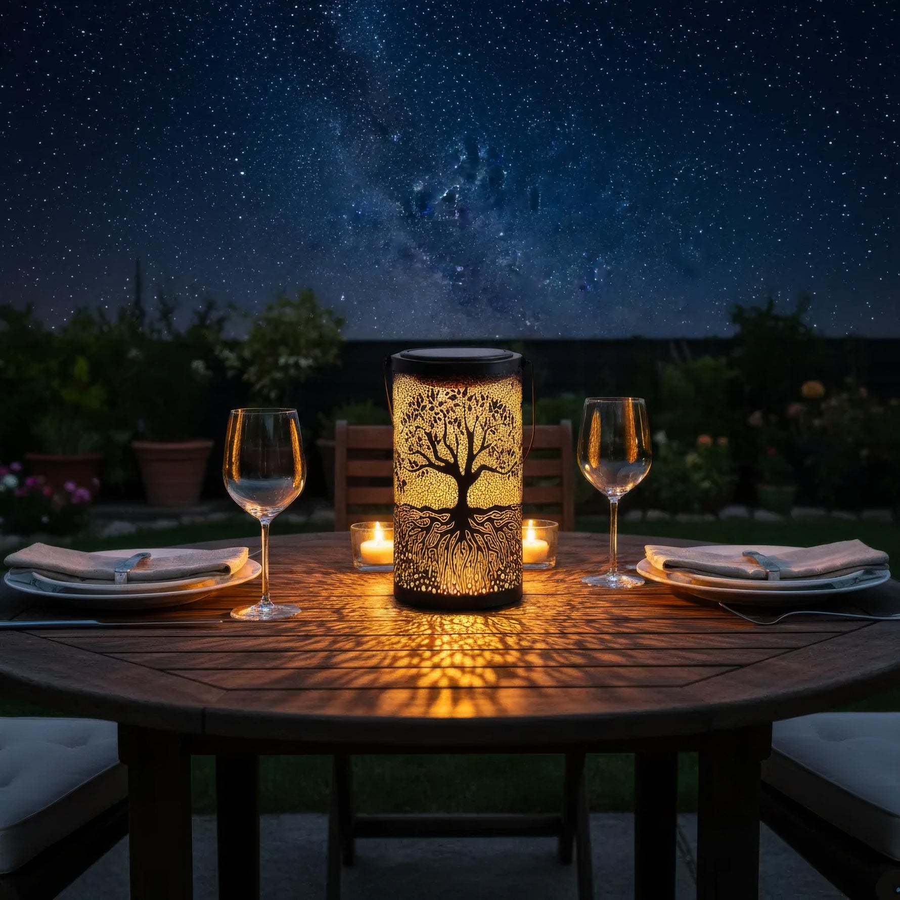 Sonnenstrahl – Solar light for garden and patio