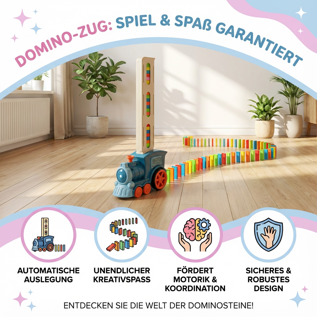 Zugspiel mit Dominokarten