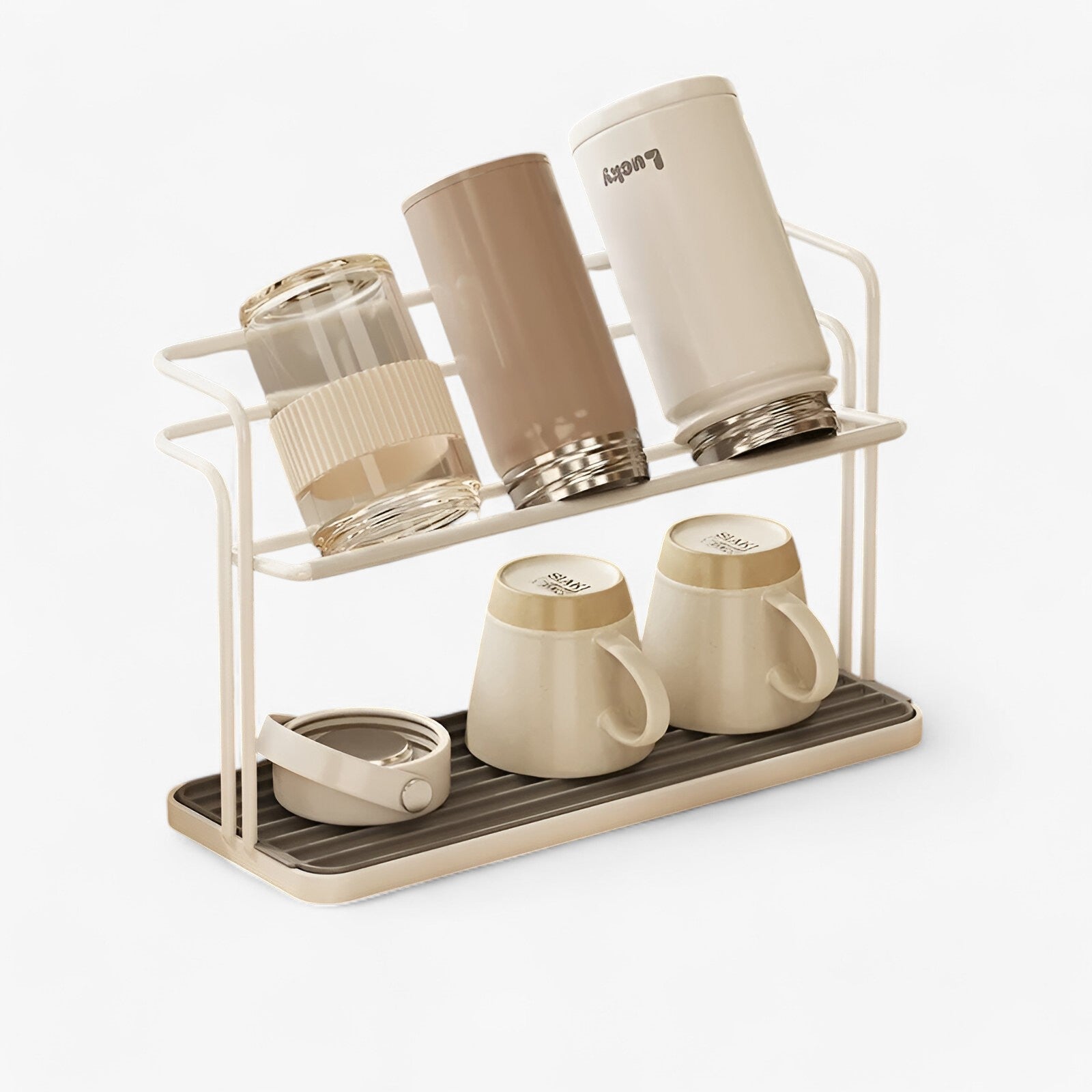 Double Cup Holder - Maximize Your Storage Space and Speed Up Drying