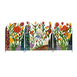 Colorful Metal Fence – Add new sparkle to your garden