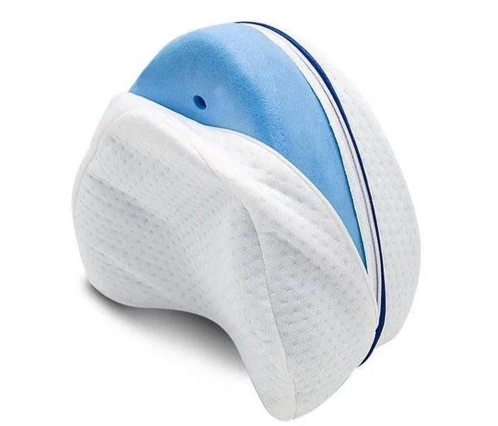 Ergonomic sleeping pillow for optimal back comfort