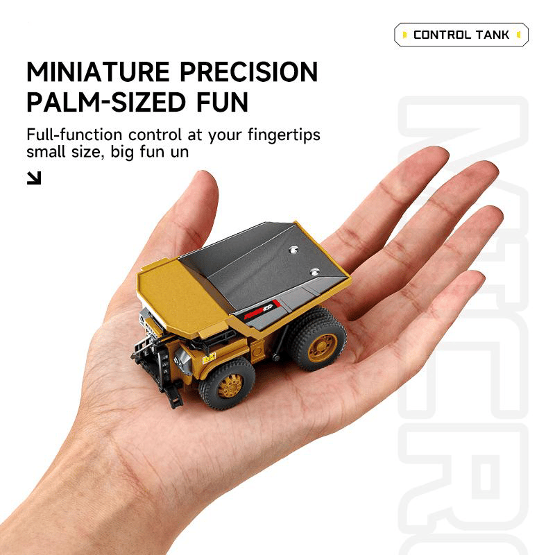 Creative Building Action: Mini RC Construction Vehicle Set
