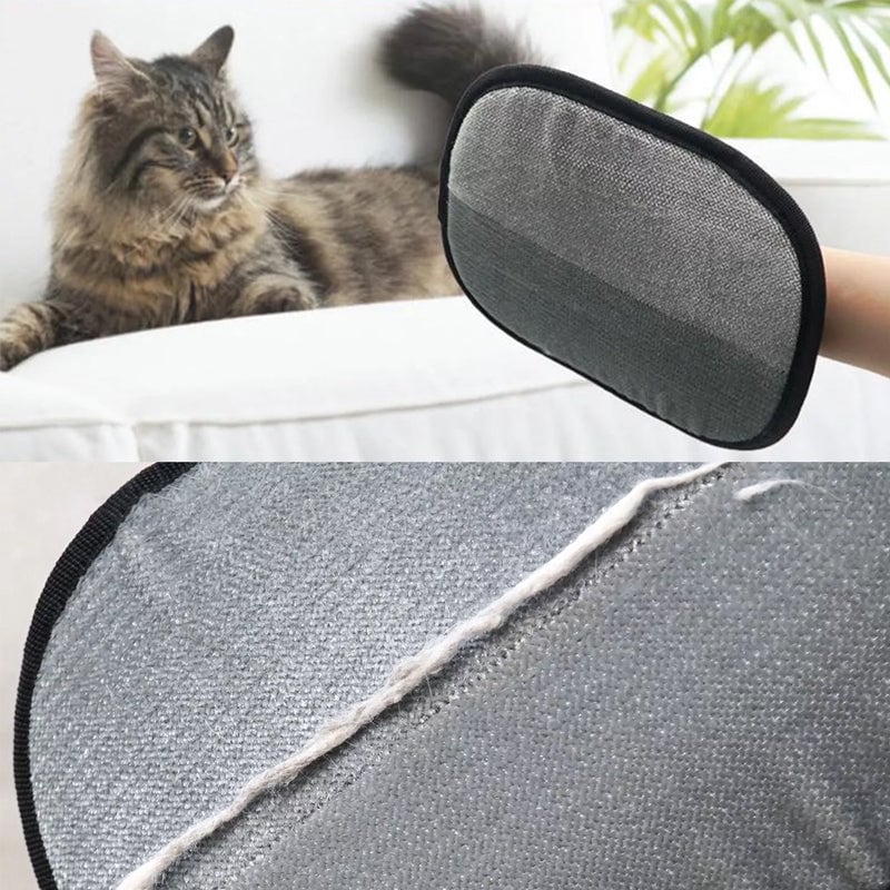 Doppelseitige Tierpflege-Handschuhe zur Fellpflege