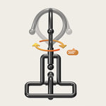 Practical Foldable Stainless Steel Laundry Rack for Travel