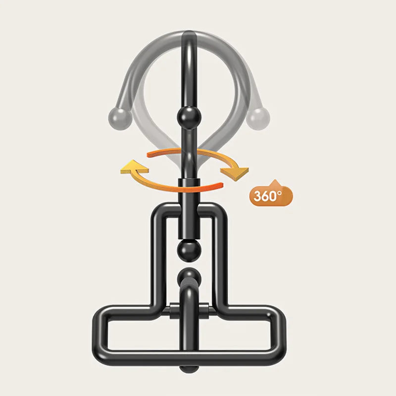 Practical Foldable Stainless Steel Laundry Rack for Travel