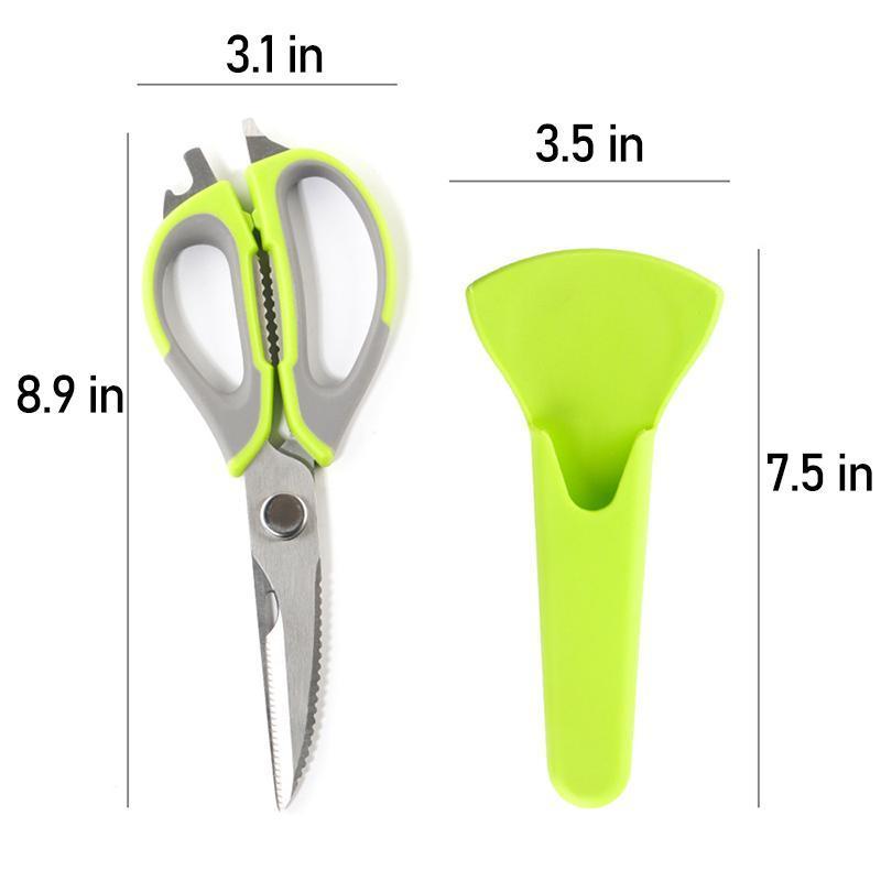 Multifunktionale Küchenscheren 8-in-1