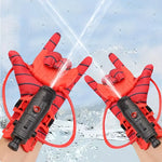 2-teilige Wasserblaster-Handschuhe im Spinnennetz-Design – Spielzeug für Kinder von 3-6 Jahren