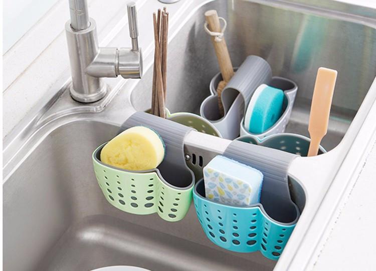 Praktischer Küchen-Caddy für Doppelspülen