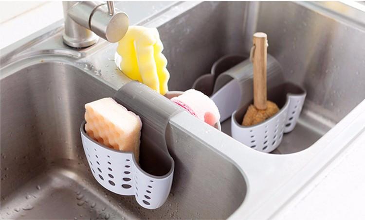 Praktischer Küchen-Caddy für Doppelspülen