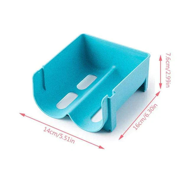 Transparenter 2-stufiger Rollwagen Organizer