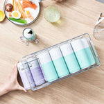 Transparenter 2-stufiger Rollwagen Organizer