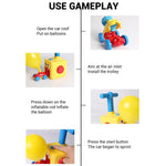 2-in-1 Ballonwerfer & Spielzeugauto | FunLaunch