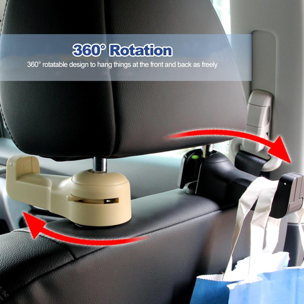 Praktischer Auto Kopfstützenhaken mit integriertem Ventilator | CoolRide