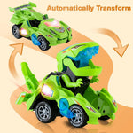 Transformationsspielzeug Dino-Auto mit Licht und Geräuschen