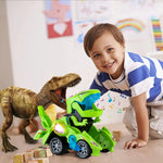 Transformationsspielzeug Dino-Auto mit Licht und Geräuschen