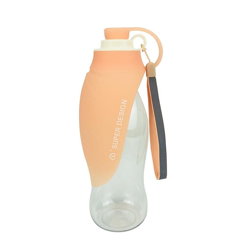 Praktische 2-in-1 Wasserflasche für Hunde (580 ml)
