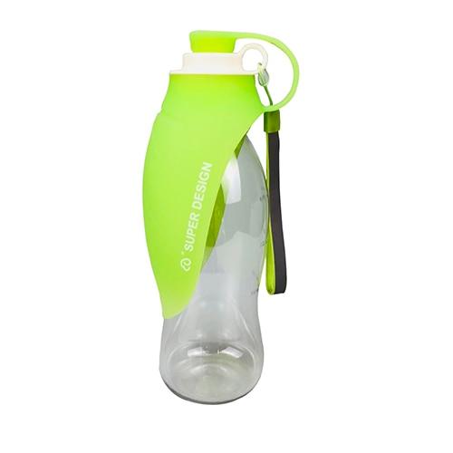 Praktische 2-in-1 Wasserflasche für Hunde (580 ml)