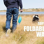 Praktische 2-in-1 Wasserflasche für Hunde (580 ml)