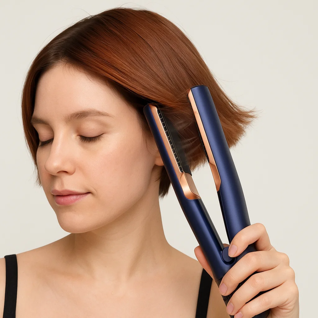All-in-One Haartrockner und Glätteisen für perfektes Haarstyling