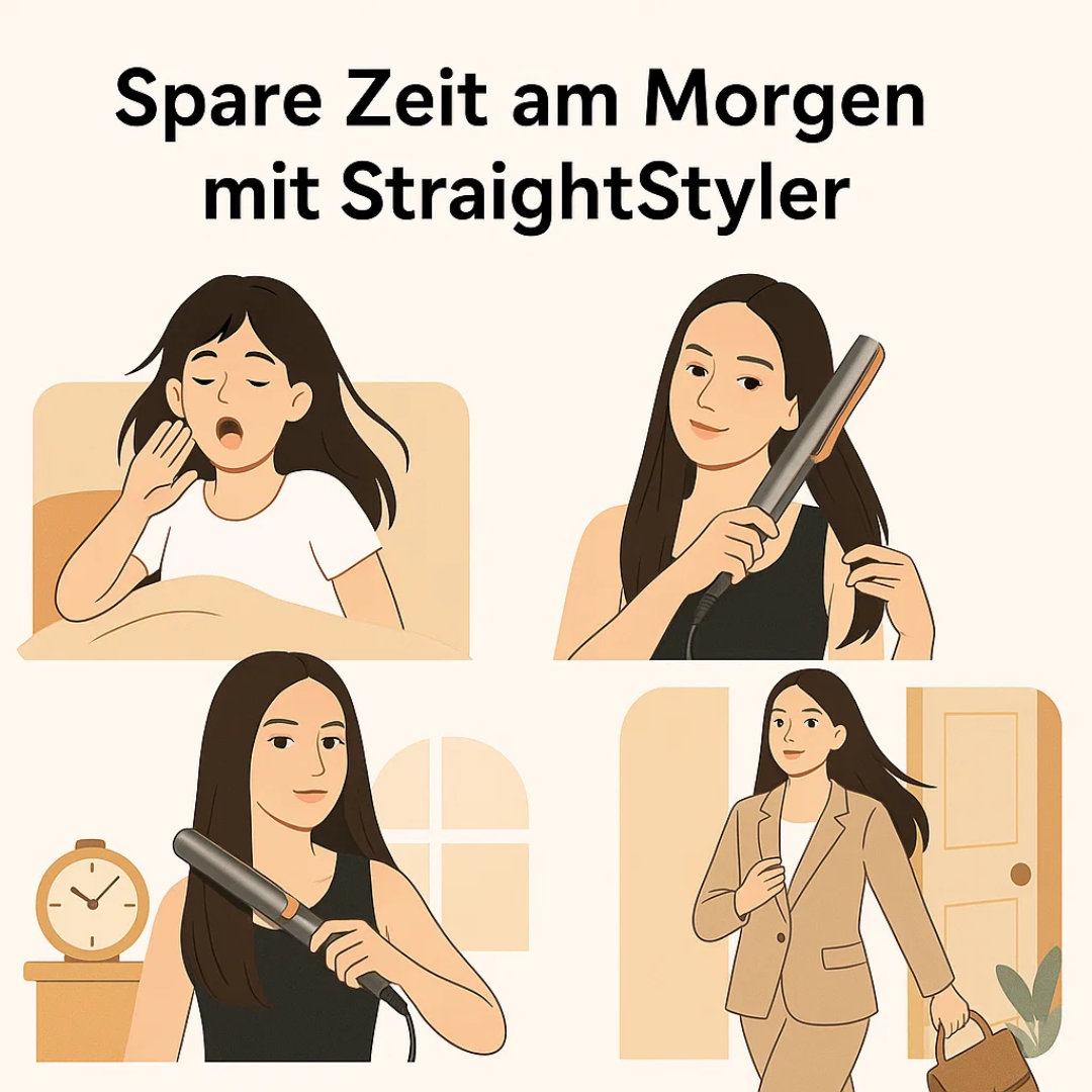 All-in-One Haartrockner und Glätteisen für perfektes Haarstyling
