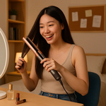 All-in-One Haartrockner und Glätteisen für perfektes Haarstyling