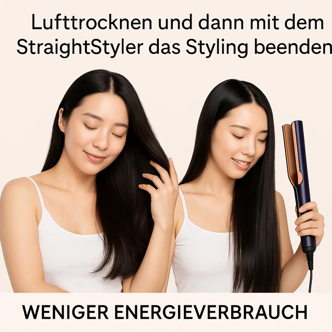 All-in-One Haartrockner und Glätteisen für perfektes Haarstyling