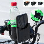 Vielseitiger 2-in-1 Getränke- und Handyhalter für unterwegs