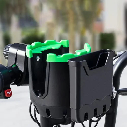 Vielseitiger 2-in-1 Getränke- und Handyhalter für unterwegs