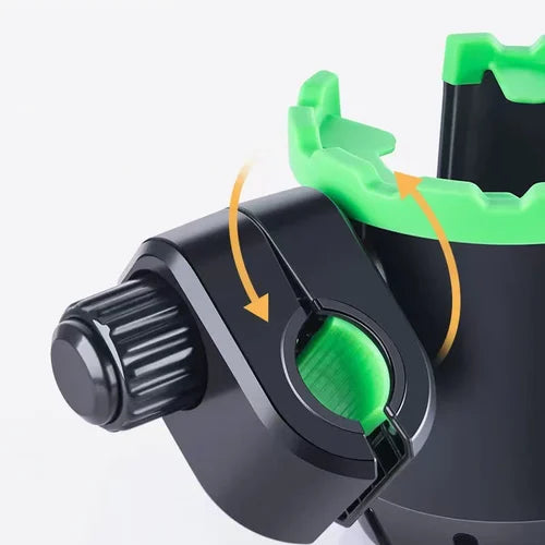 Vielseitiger 2-in-1 Getränke- und Handyhalter für unterwegs