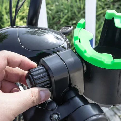 Vielseitiger 2-in-1 Getränke- und Handyhalter für unterwegs