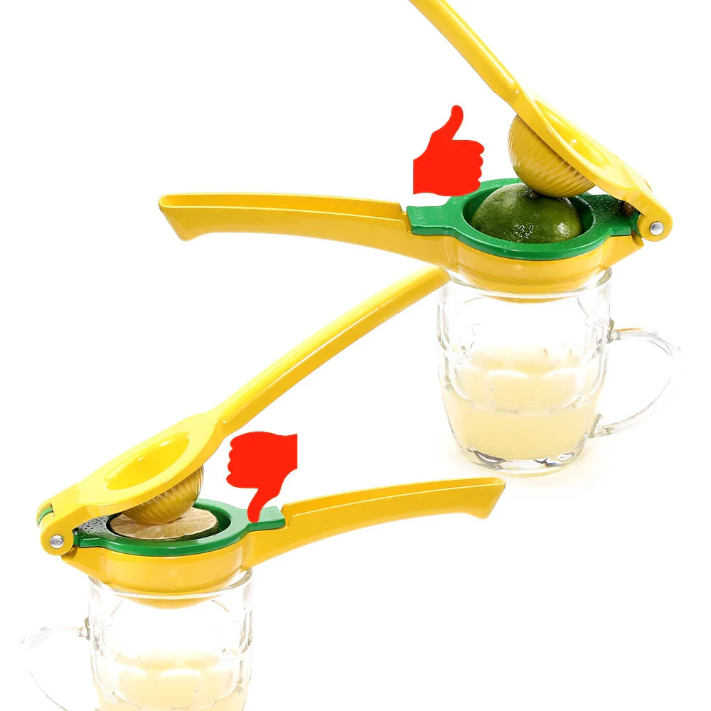 Praktischer 2-in-1 Zitrus Entsafter aus Aluminium