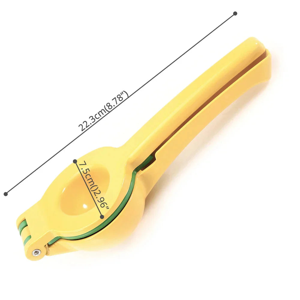 2-in-1 Aluminium Zitruspresse für Zitrone und Limette – Handpressgerät