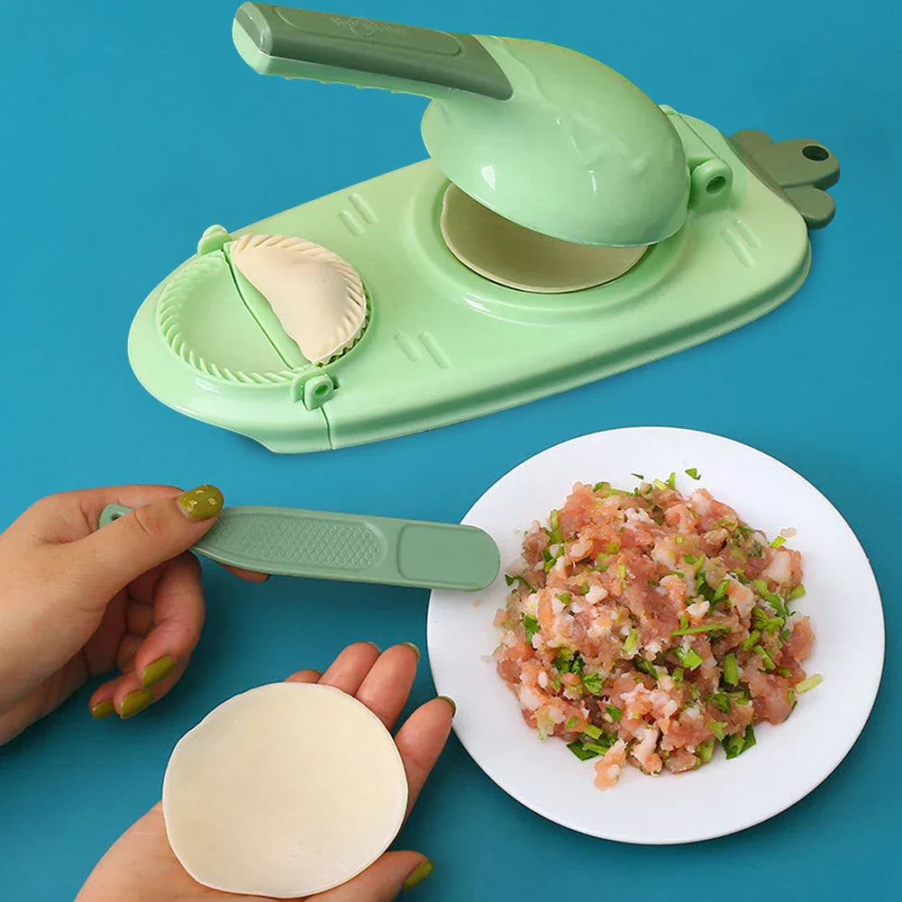 Küchenhilfe für perfekte Teigtaschen – 2-in-1 Teigformer