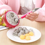 2-in-1 Eiskugel-Löffel und Edelstahl-Messer für Eiscreme