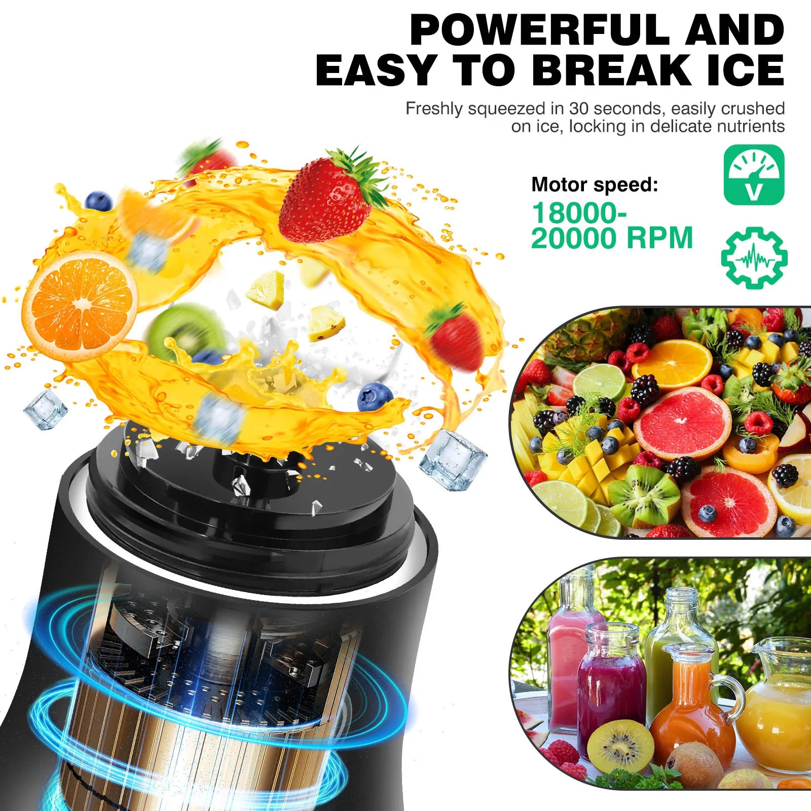 Mini Mixer - Tragbarer Elektrischer Entsafter und Smoothie-Maker 2 in 1